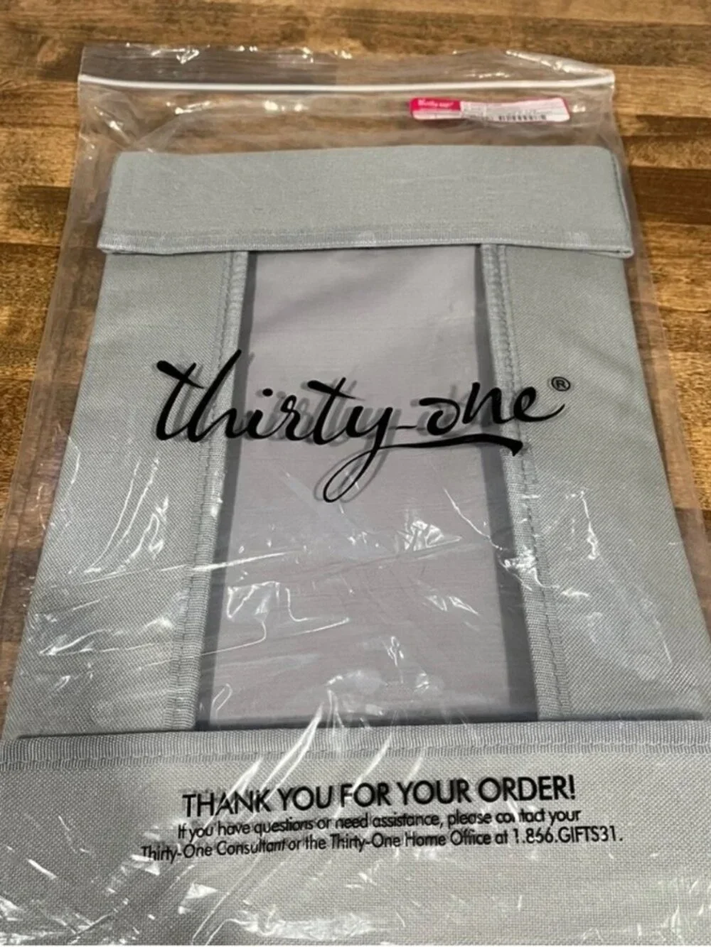 Thirty-One Gray Rectangle Organizer Lid